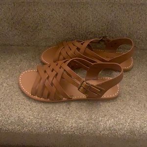 Brown sandals